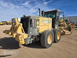 Used Komatsu Motor Grader in yard